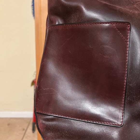 BeCa Leather Satchel Purse - Picture 4 of 6